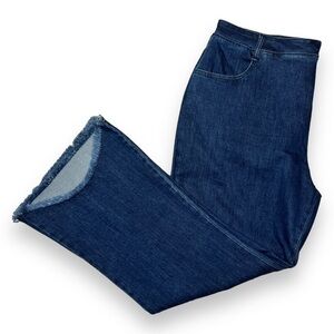 Women with Control Wonder Kick Flare Jeans Indigo Size 16